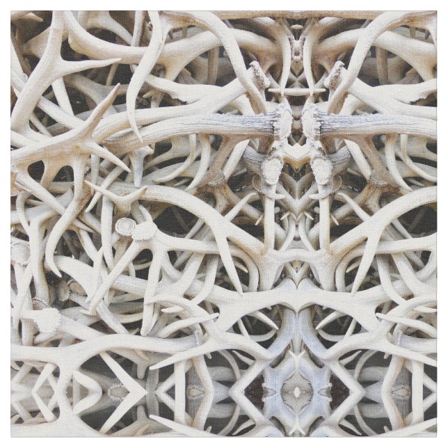 Tissu - Antlers d'élans (Fermer)