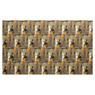 Tissu Anubis, un dieu égyptien antique