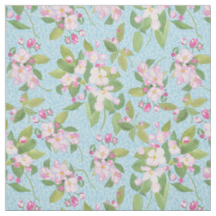 Tissu Apple rose fleurissent sur l'arrière - plan