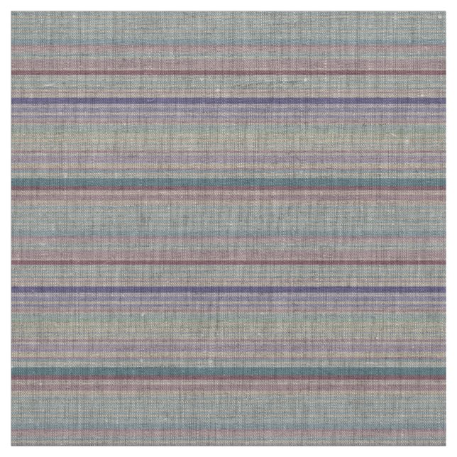 Tissu Aqua, Blush and Lavender Stripes (Échantillon)