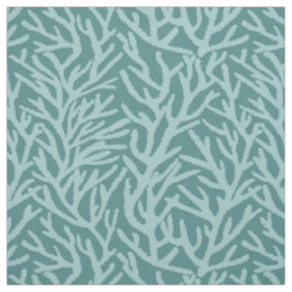 Tissu Aqua Coral Océan Turquoise Côte