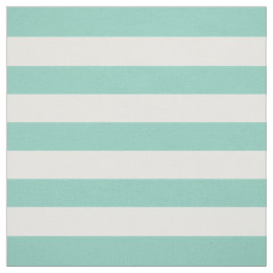 Tissu Aqua Preppy Stripes