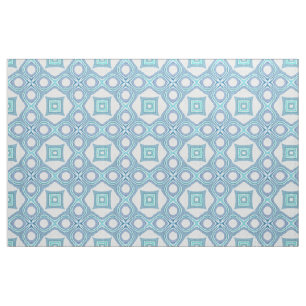Tissu Aqua Turquoise Blue Green Bali Batik Motif