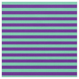 Tissu Aquamarine et Indigo Striped/Linked Motif