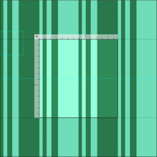 Tissu Aquamarine & Grandes Têtes Vert Mer