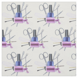 Tissu Aquarelle clou polonais Beauté Salon Nails