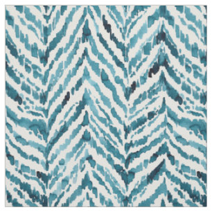 Tissu Aquarelle d'impression de zèbre de safari de