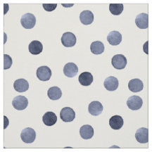 Aquarelle. En pois bleu.