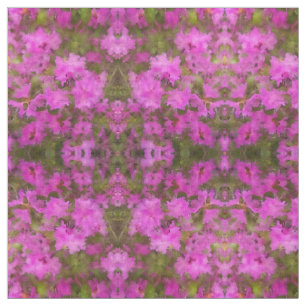 Tissu - Aquarelle violette Rhododendrons