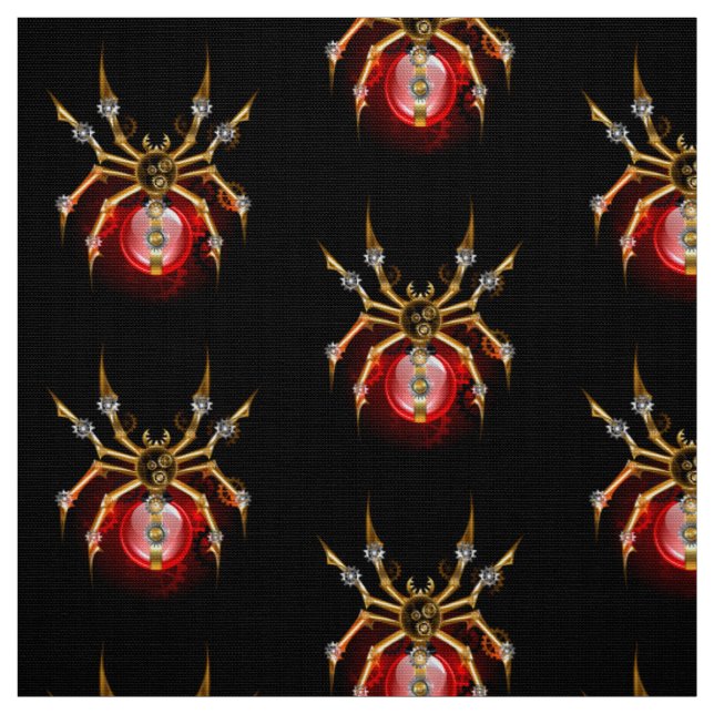 Tissu Araignée en vapeur noire (Échantillon)
