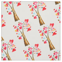 Arbre de coeurs valentines fantaisistes