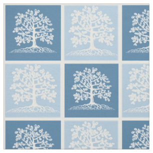 Tissu Arbre de vie avec oiseaux
