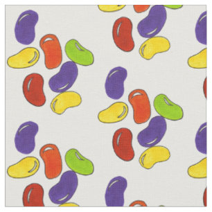 Tissu Arc-en-ciel Jellybean Jelly Bean Beans Candy Fabri