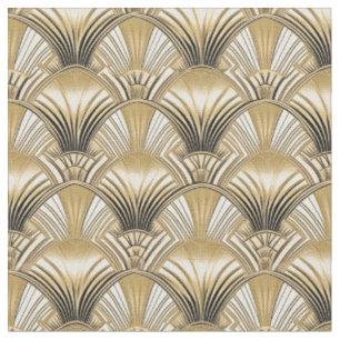 Tissu Arches élégantes Gold Art déco