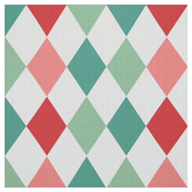 Tissu Arlequin coloré Motif géométrique (Échantillon)