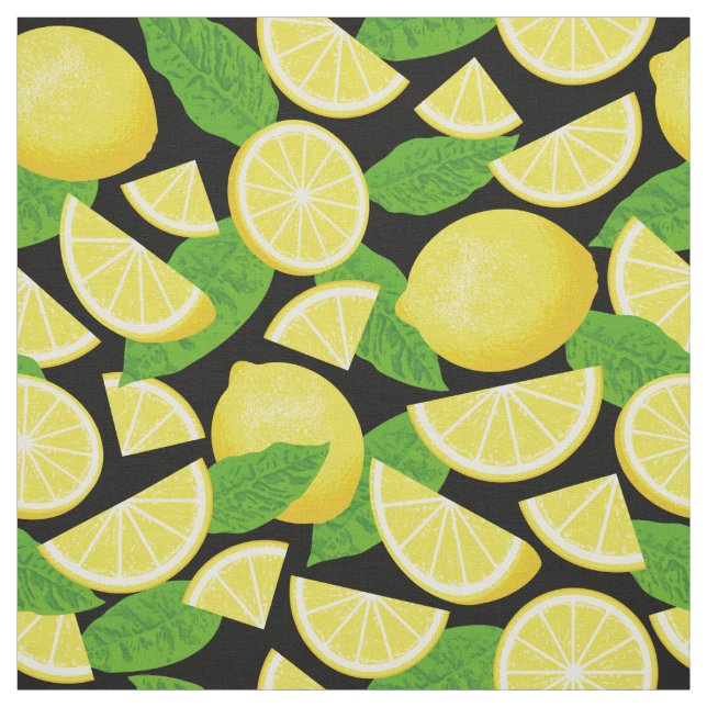 Tissu Arrière - plan citron (Échantillon)