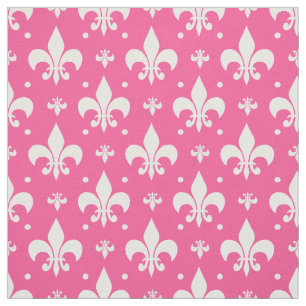 Tissu Arrière - plan rose Fleur-de-lis Motif design