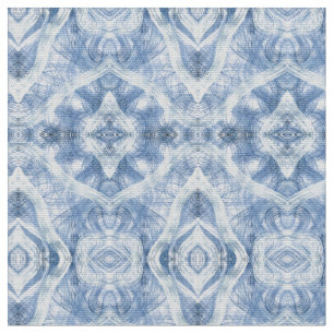 Tissu Art Abstrait Aquarelle Bleu Ombre