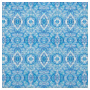 Tissu Art aquarelle abstrait bleu clair
