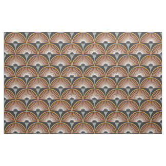 Tissu Art Déco Jazz Age Sunset Jukebox