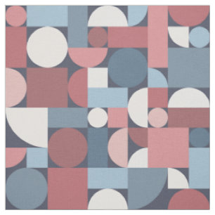 Tissu Art géométrique rétro Americana