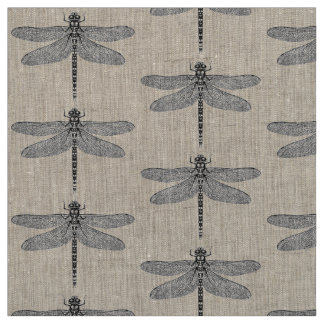 Tissu Art naturel d'insecte de libellule