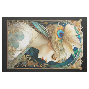 Tissu Art Nuovae Style victorien Panneaux de courtepoint