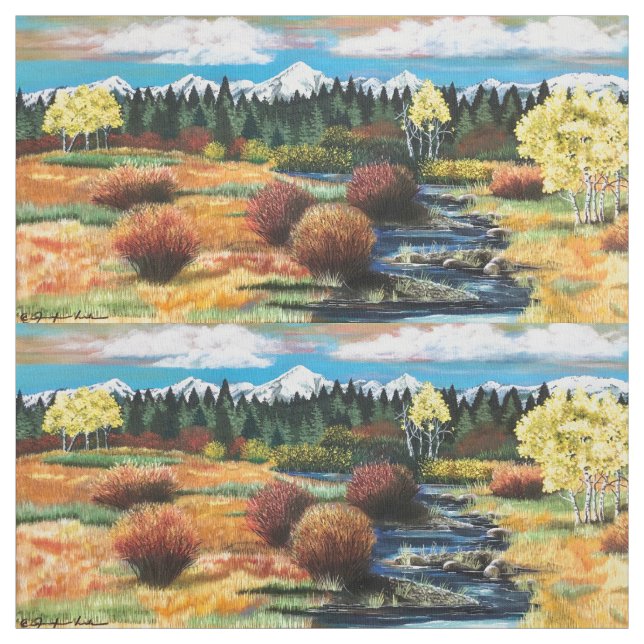 Tissu Aspen Fall Meadow (Échantillon)