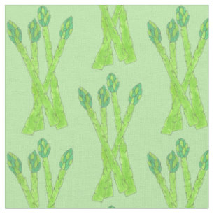 Tissu Asperges vertes Spears Vegetable Garden Veggie Veg