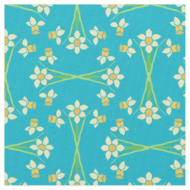 Tissu assez jaune de jonquilles à customiser (Fermer)
