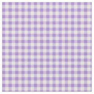 Tissu assez mauve et blanc de guingan de contrôle