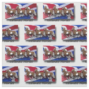 Tissu Astrid et drapeau islandais