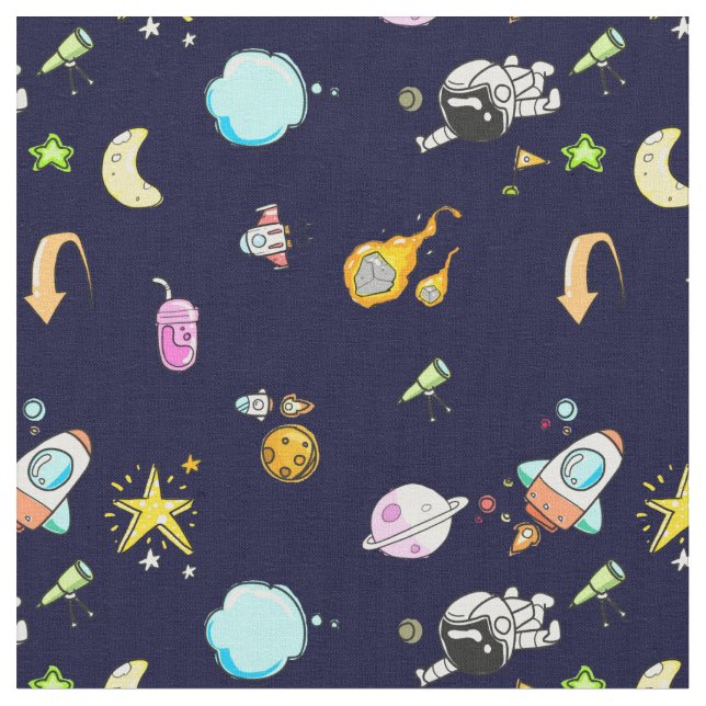 Tissu Astronaute spatial (Fermer)