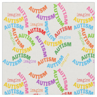 Tissu Autisme Répéter le libellé