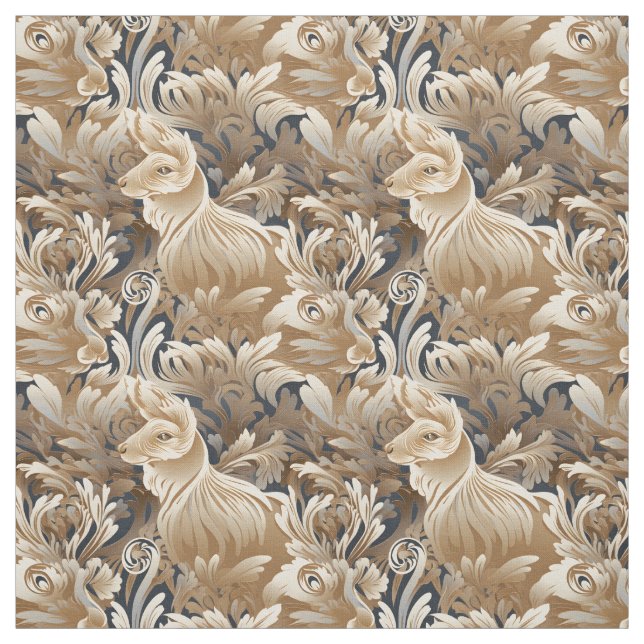 Tissu avec Motif lapin (Échantillon)