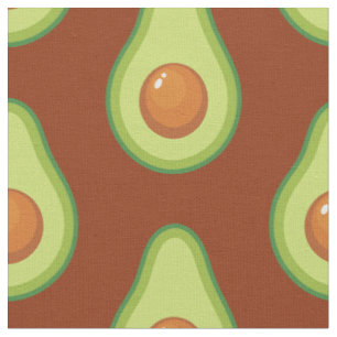 Tissu Avocado Cute Vegetables