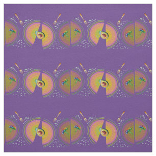 Tissu avocat arc-en-ciel
