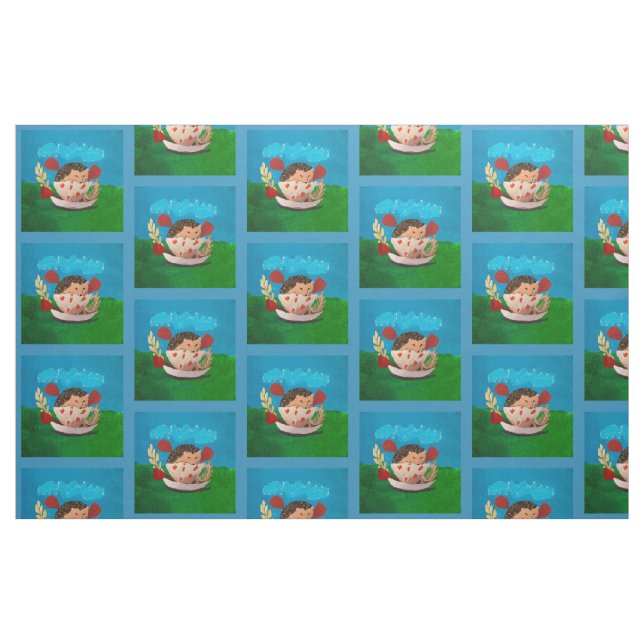 Tissu Baby Hedgehog (Fat Quarter)