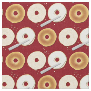 Tissu Bagels Petit Déjeuner Cuisine Enfants