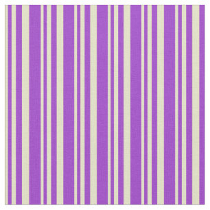 Tissu Baguette d'or pâle et bandes foncées orchidées