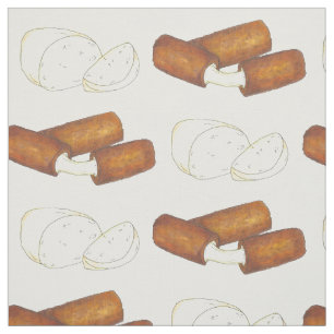 Tissu Baguettes de Mozzarella frites fourrées Fromage Al