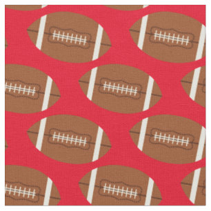 Tissu Ballons de Football Sports Rouge