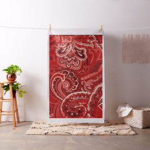 Tissu Bandanna chic rouge de Paisley de hippie de Boho