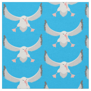 Tissu Bande dessinée de l'oiseau mûre albatros