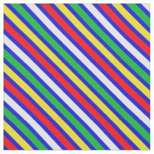 Tissu Bandes Colorées Joyeuses