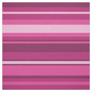 Tissu Bandes de Fuschia