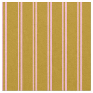 Tissu Bandes de verge d'or rose pâle et foncé