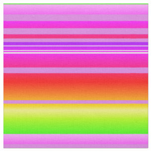 Tissu Bandes lumineuses violet vert rouge