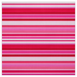 Tissu Bandes mélangées, Fuchsia, Maroon et rose