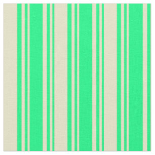 Tissu Bandes vertes et pâles de verge d'or